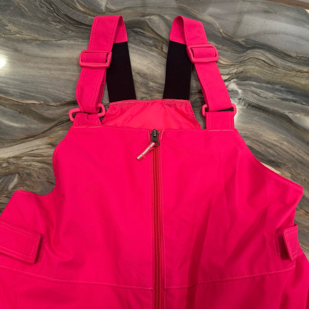 Girls LG Columbia Ski Bib Pink